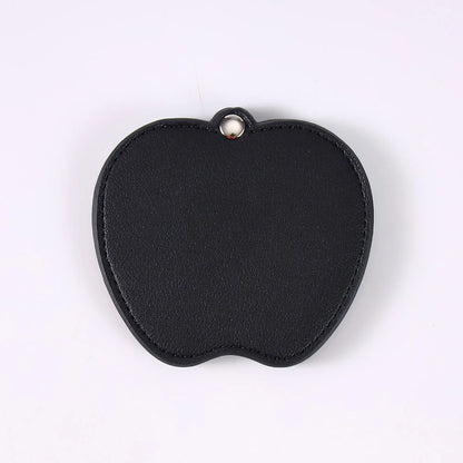Zonyin Wholesale Gold Silver Apple Designed Travel Makeup Mirror Custom Logo Portable Small Pocket Mirrors for Christmas Gifts