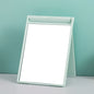 Zonyin High Quality Black Rectangle Folding Compact Travel Makeup Mirror Customizable Plastic Foldable Desktop Mirror for Women
