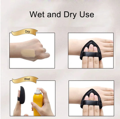 Zonyin Hot Selling Water Drop Shaped Nude Makeup Sponge Foundation Puff Air Cushion Cosmetic Puff Sponge for Make up