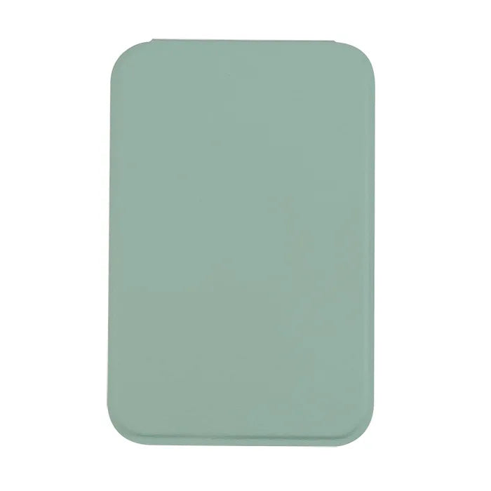 Zonyin High Quality Large Pu Leather Makeup Standing Mirror Big Portable Folding Desktop Cosmetic Mirror with Customized Logo