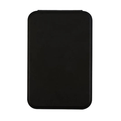 Zonyin High Quality Large Pu Leather Makeup Standing Mirror Big Portable Folding Desktop Cosmetic Mirror with Customized Logo