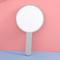 Zonyin Wholesale Custom Logo Plastic Handheld Vanity Mirror Custom Logo Small Round Pocket Makeup Mirror for Portable Travel