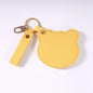 Zonyin NEW Product Cute Brown Bear Shaped Glass Pocket Mirror Pu Leather Travel Makeup Cosmetic Mirrors for Promotion Gifts