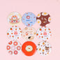 Custom Personalized Silver Finish Foldable Small Gift Tin Mini Portable Makeup Mirror Girls Cosmetic Souvenir Travel Pocket
