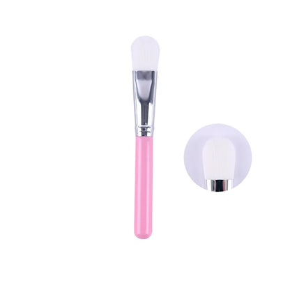 Zonyin Custom Private Label Facial Mask Brush Applicator Professional Makeup Vegan Wooden Face Mask Brush Soft Hair Wholesale