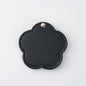 Zonyin New Arrival Flower Design White Pu Leather Makeup Mirror Customized Logo Portable Travel Pu Pocket Mirror for Women Girls