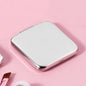 Zonyin New Arrival Square Stainless Steel Makeup Pocket Mirror Dual Side Small Cosmetic Mirror With Foldable Travel Mirror