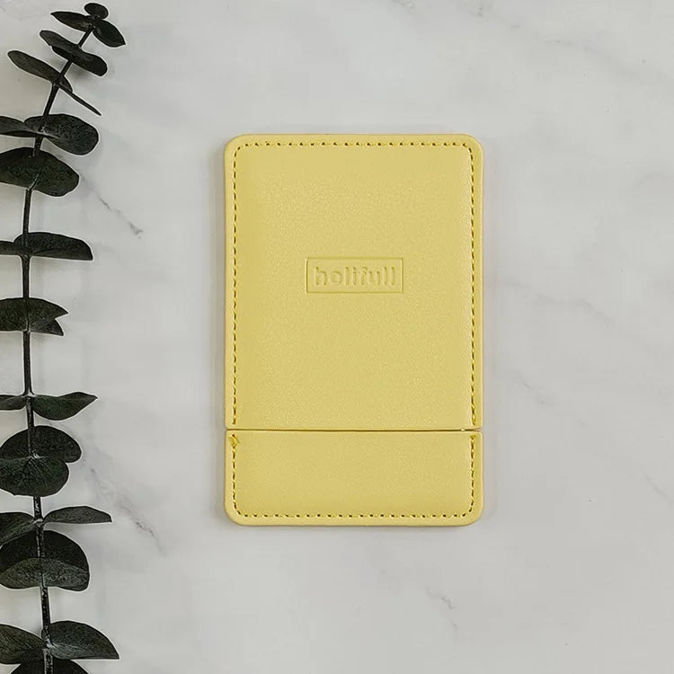 Zonyin Custom Personalized Logo High Quality White Rectangle Pu Leather Pocket Mirror Small Travel Makeup Mirror with Pu Bag