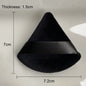 Zonyin Top Seller Triangle Powder Puff Makeup Sponge Soft Velour Cosmetic Puff Black Velvet Loose Powder Puffs for Face