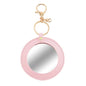 Zonyin 2025 New High Quality Custom Pocket Mirror Compact PU Promotional Mirror Small Portable Lighted Cosmetic Mirror Hot Sell