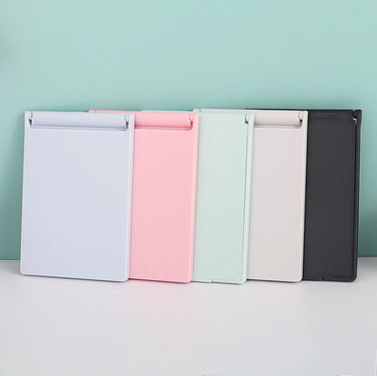 Zonyin High Quality Black Rectangle Folding Compact Travel Makeup Mirror Customizable Plastic Foldable Desktop Mirror for Women