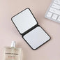 Zonyin Custom Logo Double Sided Square Small Mirror Portable Folding Travel Compact Makeup Pocket Mirror for Girl Women Gifts