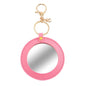 Zonyin 2025 New High Quality Custom Pocket Mirror Compact PU Promotional Mirror Small Portable Lighted Cosmetic Mirror Hot Sell