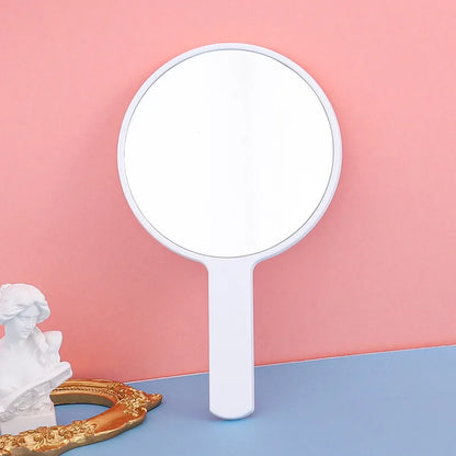 Zonyin Custom Round Small Vanity Mirror Personalized Handle Makeup Mirror Customizable Handheld Travel Mirror for Promotion