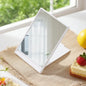 Zonyin Portable Square Folding Makeup Mirror Girls Cute Mini Pocket Mirror Flip Flap Cosmetic Mirror for Purse Travel