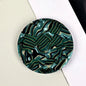 Zonyin Vintage Round Acetate Makeup Mirror Foldable Handheld Mirror Compact Small Circular Pocket Cosmetic Mirror for Purse