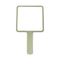 Zonyin Custom logo Big Size Handheld Cosmetic Mirror Travel Portable Handle Hand Beauty Vanity Makeup Mirror for Women Gifts