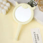 Zonyin Plastic Lamb-shaped Handheld Makeup Mirror Cute Cartoon Portable Girl Vanity Mirror Travel Cosmetic Mirror for Girls