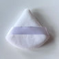 Zonyin Top Seller Triangle Powder Puff Makeup Sponge Soft Velour Cosmetic Puff Black Velvet Loose Powder Puffs for Face