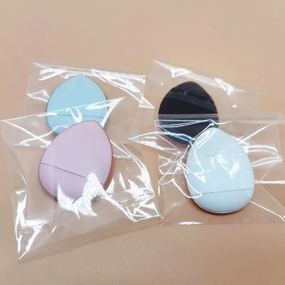 Zonyin Wholesale Mini Air Cushion Puff for Concealer Makeup Water Drop Shape Cosmetic Sponge Powder Puff Finger Makeup Tool