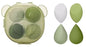 4pcs Portable Travel Size Colorful Bear Box Makeup Blender Sets Beauty Egg Puff Latex Free Powder Foundation Makeup Sponge