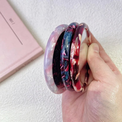 Zonyin Travel Gift Custom Logo Acetate Portable Beauty Makeup Mirror Hand Held Compact Mini Small Cosmetic Pocket Mirror