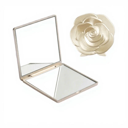 Zonyin Wholesale Square Makeup Mirror Double Sided Folding Pocket Mirror with Magnifying Portable Mini Plastic Cosmetic Mirror