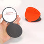 Zonyin Factory Price PU Leather Round Stainless Steel Makeup Mirror Multifunction Portable Foldable Purse Mirror for Promotion