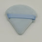 Zonyin Hot Selling Customized Cosmetic Flocking Heart Puff Velvet Makeup Loose Powder Puff Triangle Soft Dry Use