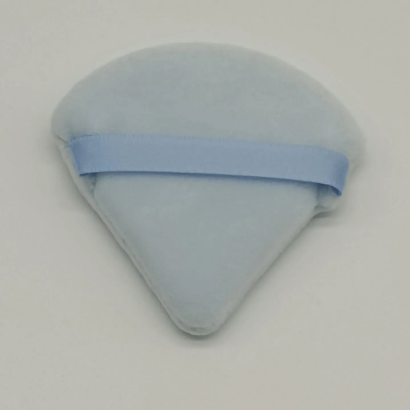 Zonyin Super Soft White Velvet Triangle Powder Puff Face Makeup Sponge Cosmetic Puff for Loose Powder
