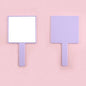 Zonyin New Arrival Large Size square Handheld Makeup Mirror 15*27cm Plastic Travel Mirror  with Custom Logo for Hair Salon