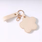 Zonyin NEW ARRIVAL Cute Yellow Star Small Makeup Mirror Customized Logo Pu Leather Pocket Cosmetic Keychain Mirror for Kids