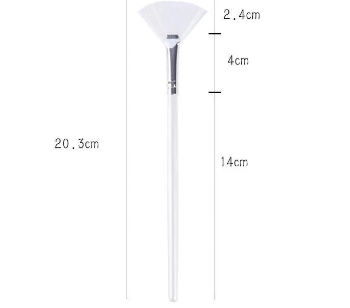 Zonyin Hot Selling Wholesale Acid Brushes New Face Mask Brush Skin Peeling Stock Small Fan Shade Slant Head Makeup Brush