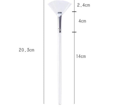 Zonyin Hot Selling Wholesale Acid Brushes New Face Mask Brush Skin Peeling Stock Small Fan Shade Slant Head Makeup Brush