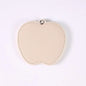 Zonyin Wholesale Gold Silver Apple Designed Travel Makeup Mirror Custom Logo Portable Small Pocket Mirrors for Christmas Gifts