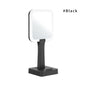 Zonyin High Quality ABS Plastic LED Light Handheld Rechargeable Pocket Makeup Mirror Square PorTable Hand Held Cosmetic Mirror