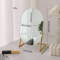 Zonyin Desktop Oval Rotating 360 Makeup Mirror Ins Style Dressing Table Mirror High Aesthetic Bedroom Vanity Mirror