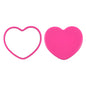 Zonyin Wholesale Cute Plastic Small Heart Pocket Makeup Mirror Custom Logo Mini Portable Compact Travel  Mirror  for Women Girls