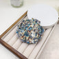 Zonyin Eco-Friendly Acetate Portable Travel Cosmetic Mirror Custom Logo Shell-Shaped Makeup Mirror for Girls Personalized