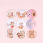 Custom Personalized Silver Finish Foldable Small Gift Tin Mini Portable Makeup Mirror Girls Cosmetic Souvenir Travel Pocket