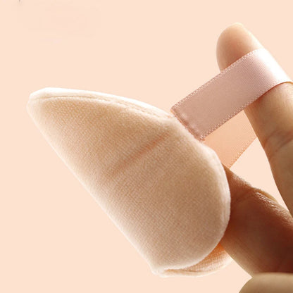 Zonyin Cute Heart Shaped Velvet Powder Puff Soft Love Design Velour Makeup Sponge Puff Cosmetic Powder Puff for Girls