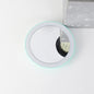 Zonyin Handed Mirror Personalized Single Side Pocket Makeup Mirror with LED Light ABS Plastic Design Compact Customized Logo
