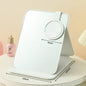 Zonyin High Quality Foldable Pu Leather Makeup Mirror Custom Logo Outdoor Portable Travel Mirror with 10X Magnifying Mirror