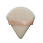 Zonyin Wholesale Super Soft Velour Triangle Powder Puff Custom Logo Label Makeup Puffs Velvet Face Cosmetic Puff for Women