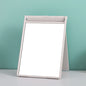 Zonyin High Quality Black Rectangle Folding Compact Travel Makeup Mirror Customizable Plastic Foldable Desktop Mirror for Women