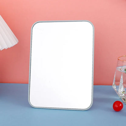 Zonyin Multifunction Pocket Foldable Handheld Cosmetic Mirror Custom Logo Compact Tabletop Folding Makeup Mirror for Travel