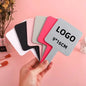 Zonyin Wholesale 5 Sizes Custom Logo Square Handheld Mirror Portable Small Makeup Mirror Compact Cosmetic Mirror with Logo