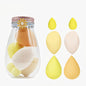 High Resilience 6Pcs Teardrop Mini Beauty Makeup Tools Blender Puff Foundation Blending Makeup Sponge Set With Bottle Box