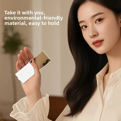Zonyin Portable Square Folding Makeup Mirror Girls Cute Mini Pocket Mirror Flip Flap Cosmetic Mirror for Purse Travel