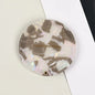 Zonyin Vintage Round Acetate Makeup Mirror Foldable Handheld Mirror Compact Small Circular Pocket Cosmetic Mirror for Purse